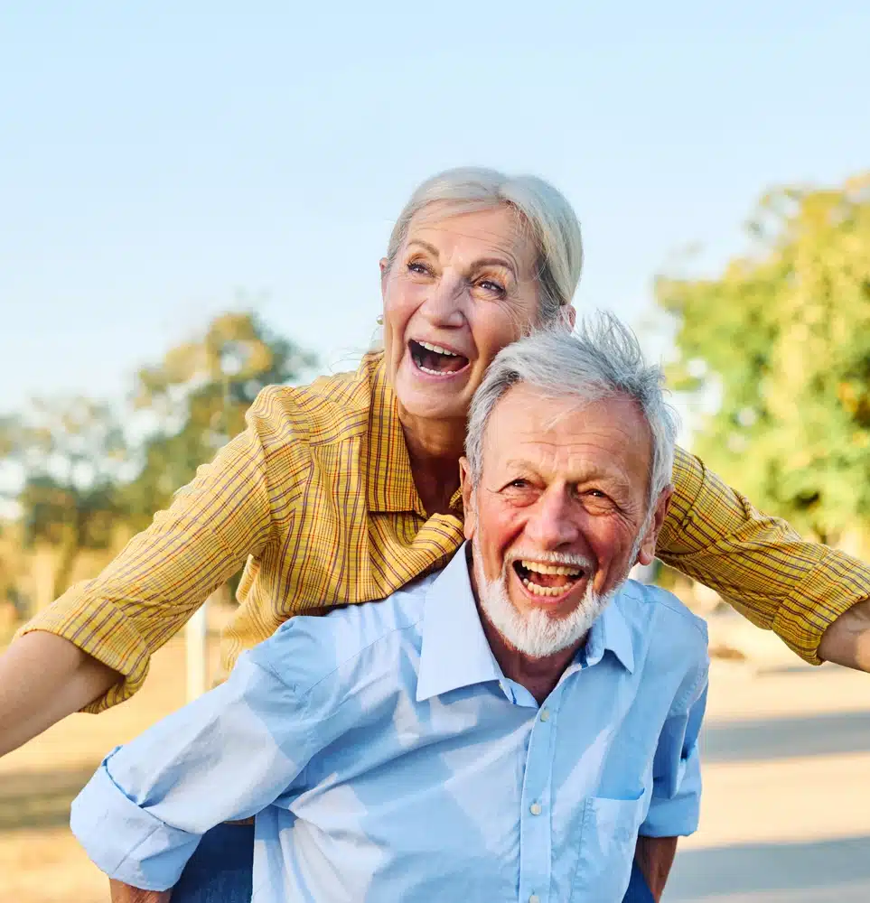 happy,active,senior,couple,having,fun,outdoors.,portrait,of,an