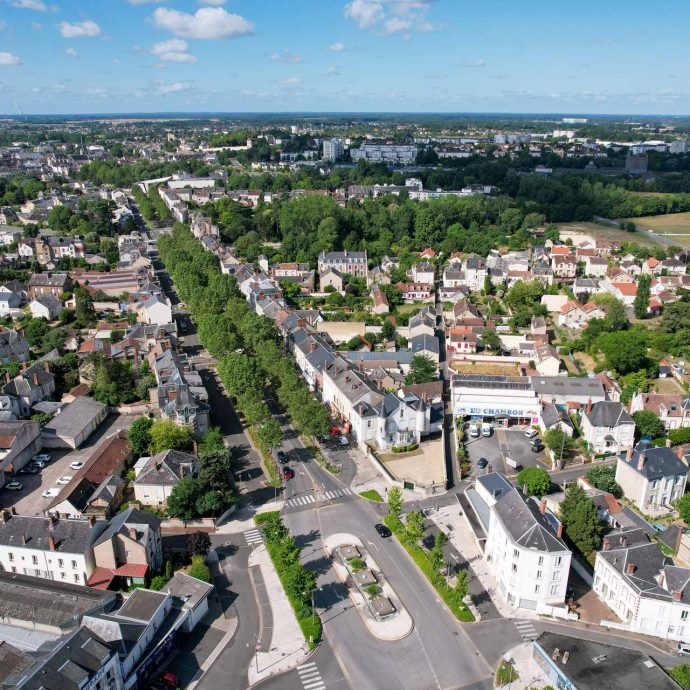 Vue de la ville de Montargis