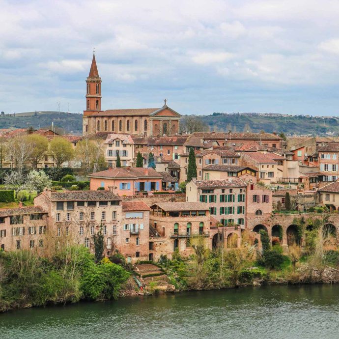 Vue de la ville d'Albi